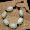 White jade bracelet for men Specification image